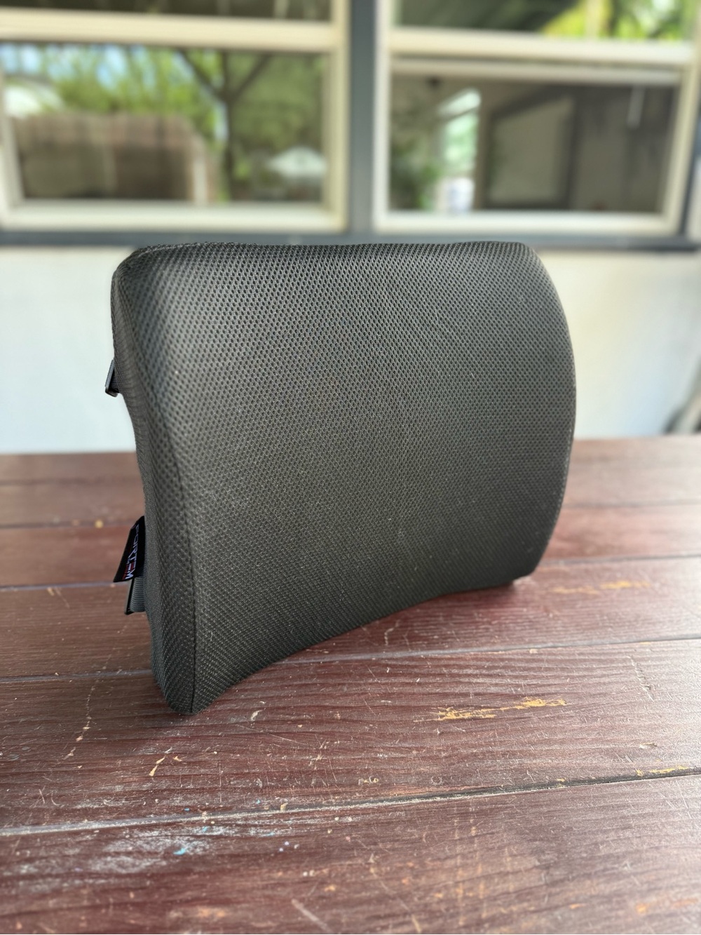 Fortem Lumbar Support Back Pillow Black